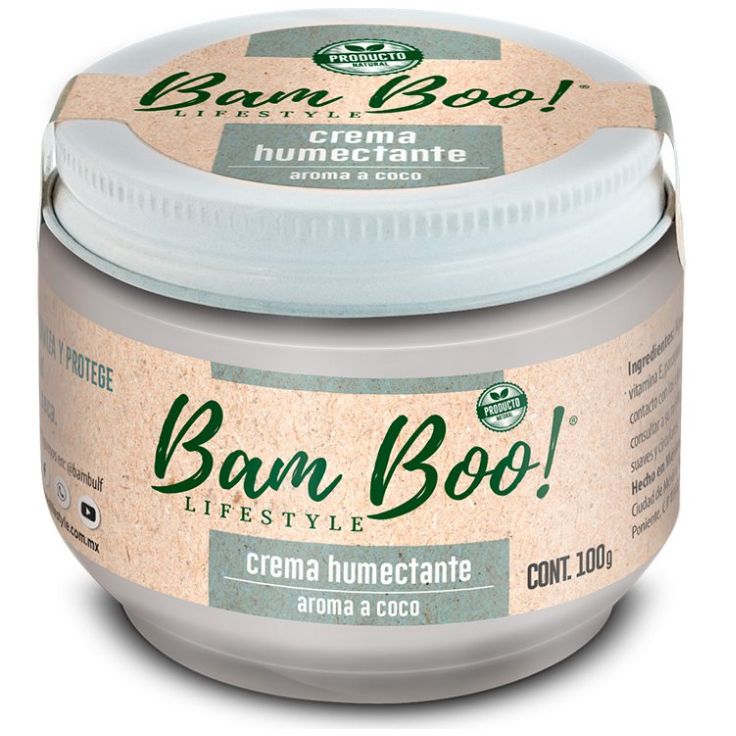 Crema Humectante Aroma a Coco 100 Gr Bam Boo! Lifestyle