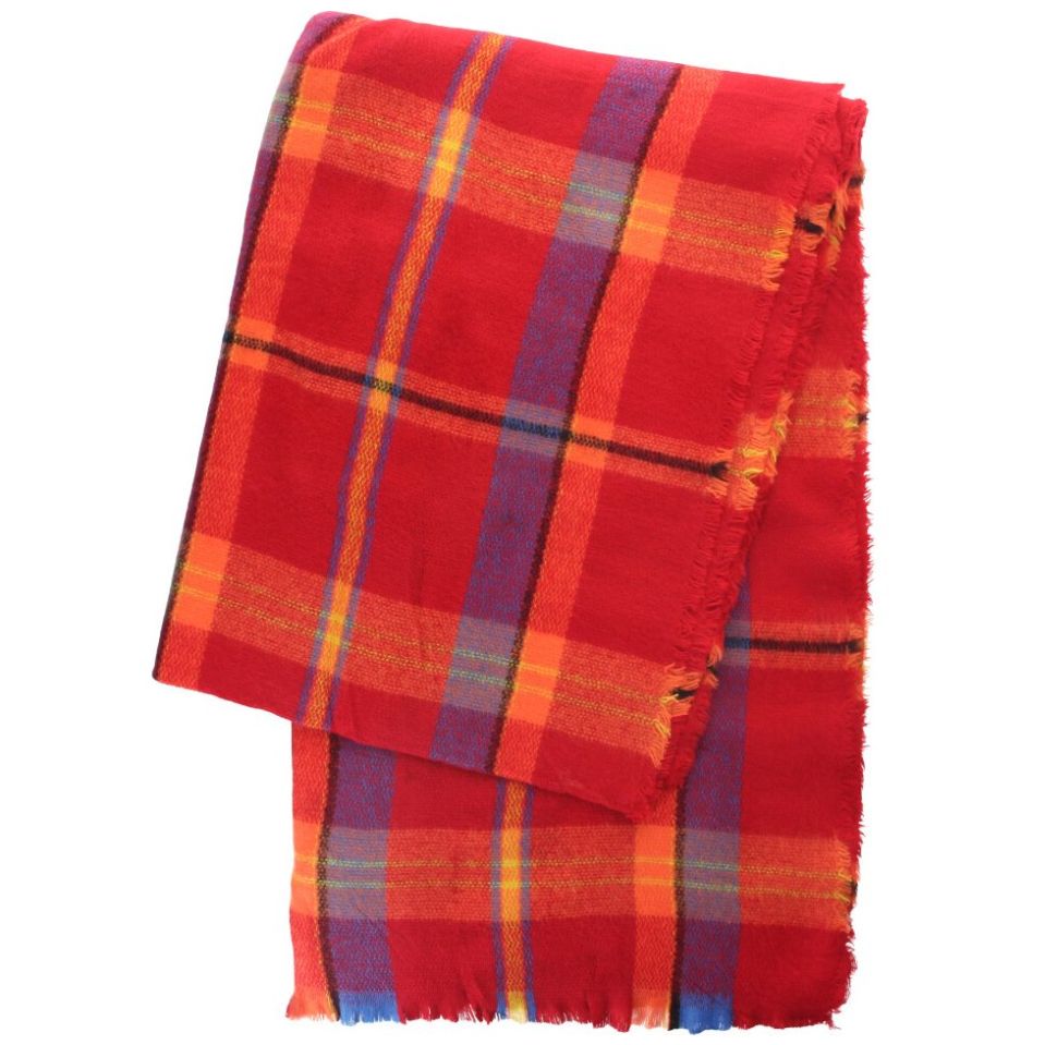 Maxi Bufanda Estampado de Cuadros