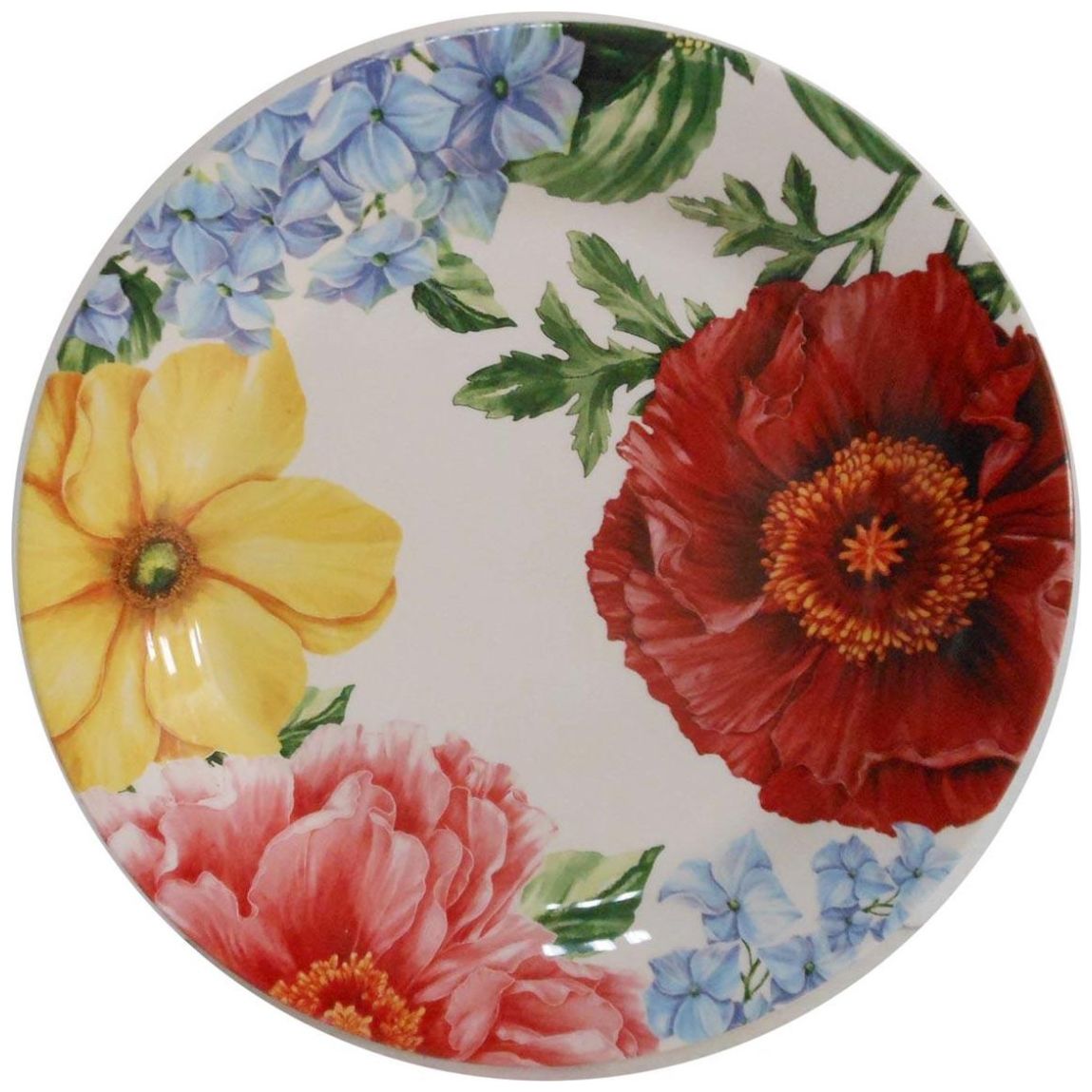 Plato Ensalada Floral Medley Vintage Home