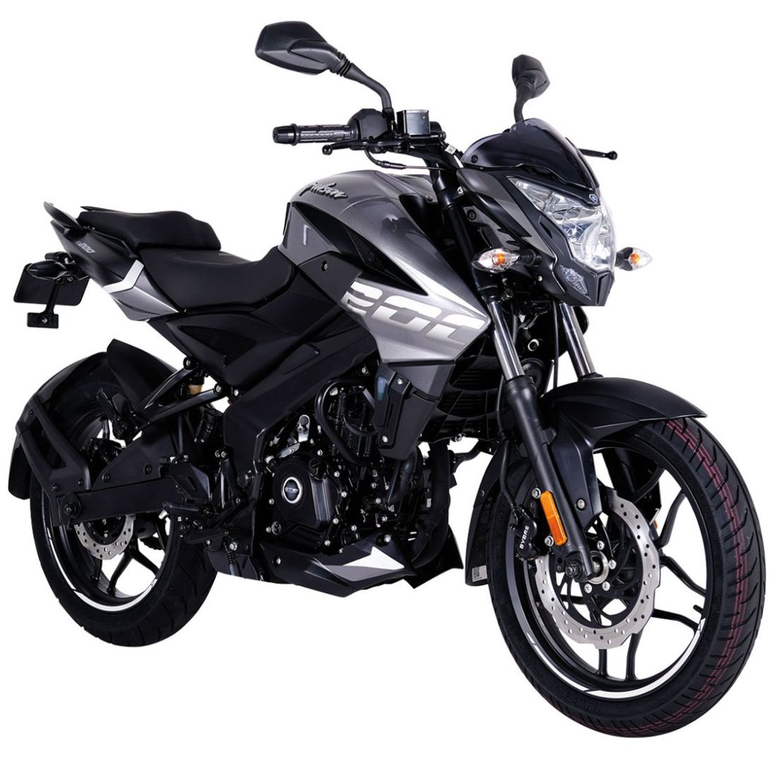 Motocicleta Pulsar Ns 200 Gris 2023 Bajaj