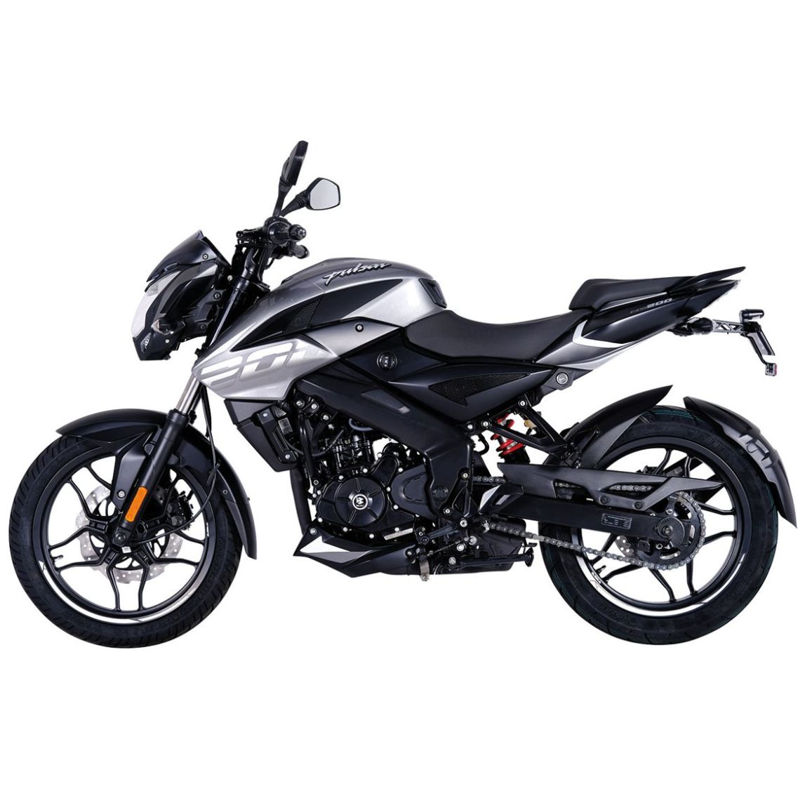 Motocicleta Pulsar Ns 200 Gris 2023 Bajaj