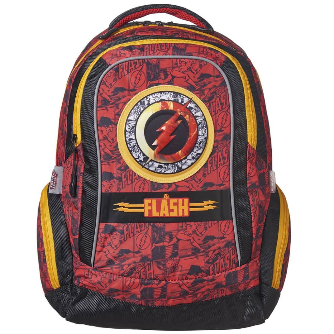 Mochila Comic Flash Justice League Rojo Fotorama