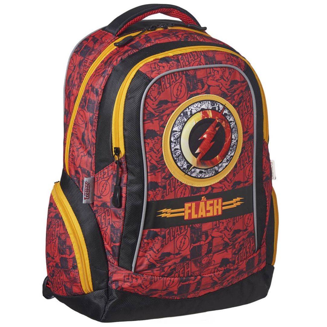 Mochila Comic Flash Justice League Rojo Fotorama