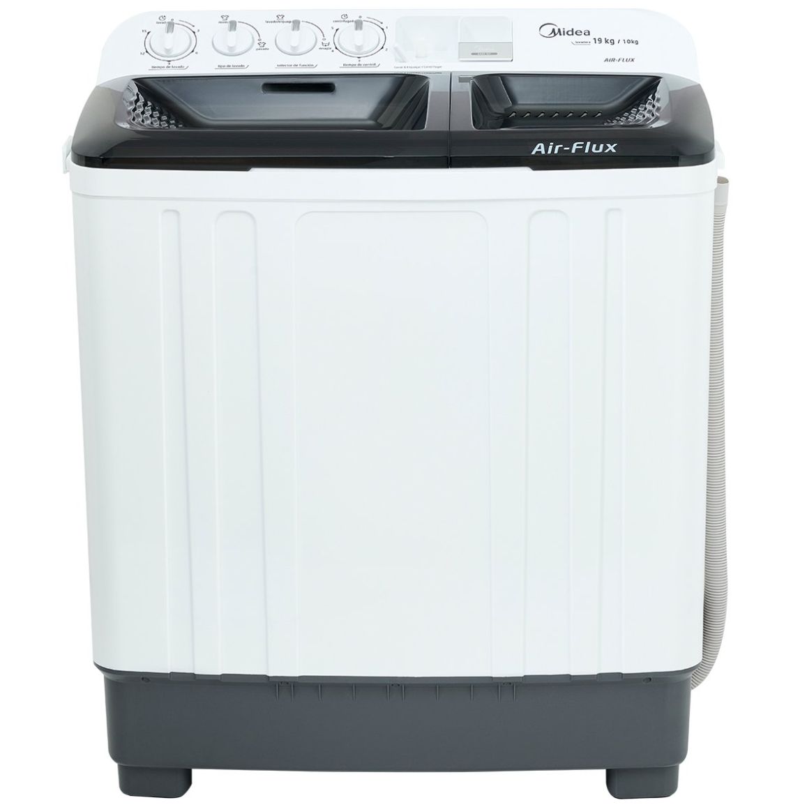 Lavadora Midea Doble Tina 19Kg Mtg01W19W Blanca