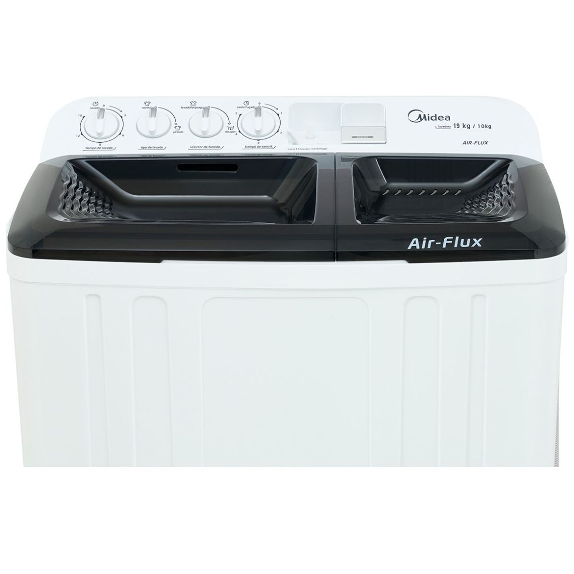 Lavadora Midea Doble Tina 19Kg Mtg01W19W Blanca