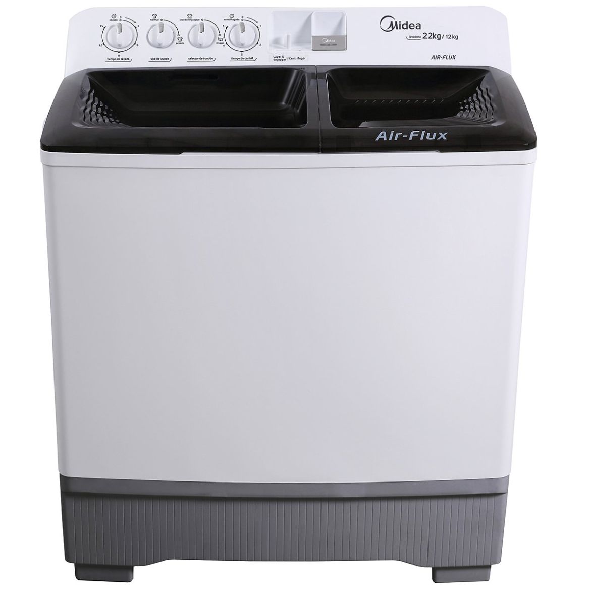 Lavadora Midea Doble Tina 22Kg Mtg01W22W Blanca
