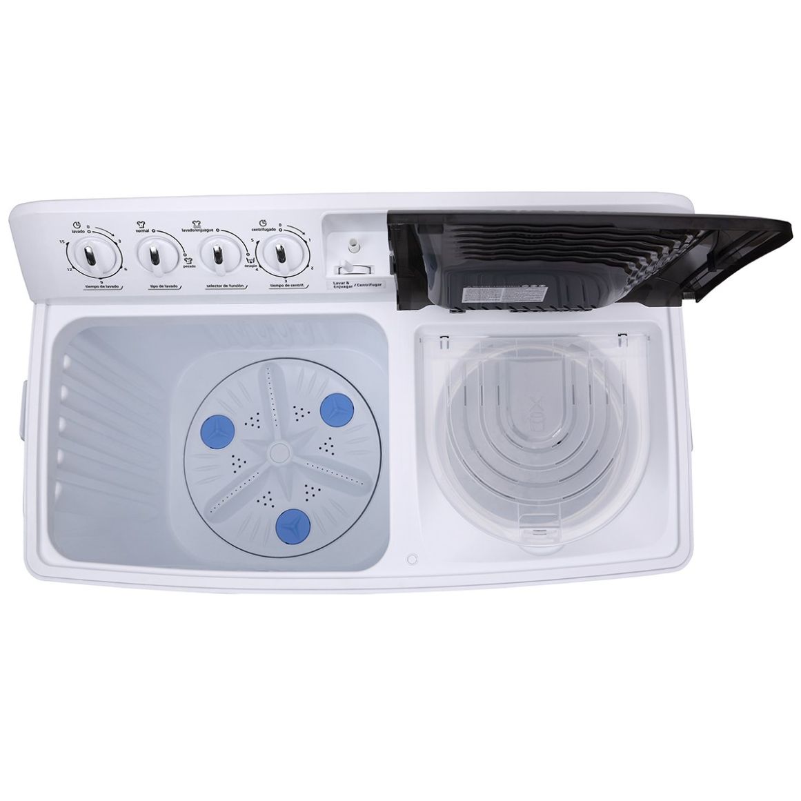 Lavadora Midea Doble Tina 22Kg Mtg01W22W Blanca