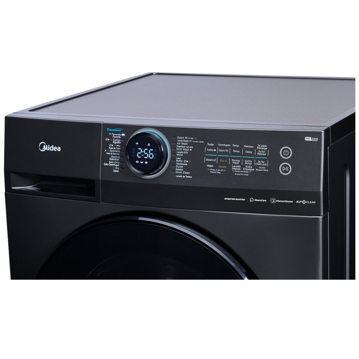 Lavasecadora Midea 12Kg  Mf200D125Wb/t Silver