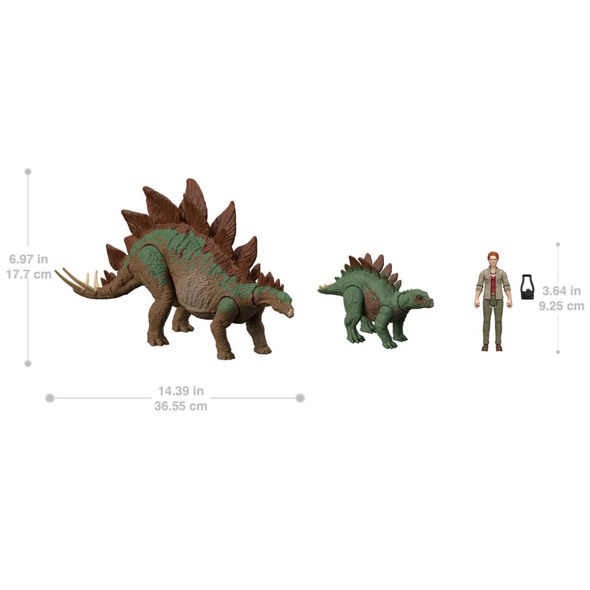 Jurassic World Dinosaurio de Juguete Dr Sarah Y Stegosaurus