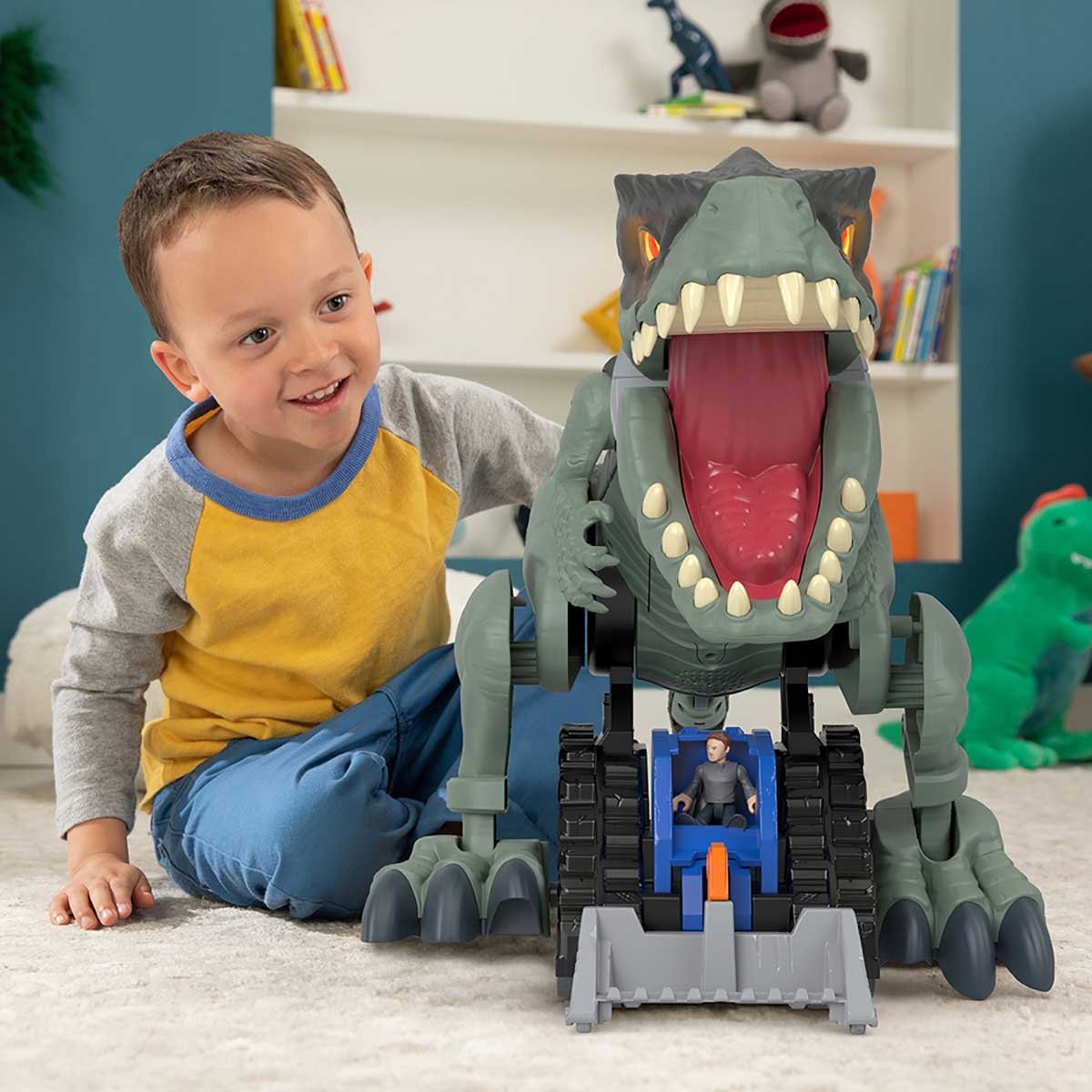 Imaginext Jurassic World Dinosaurio Mega Rugido Salvaje