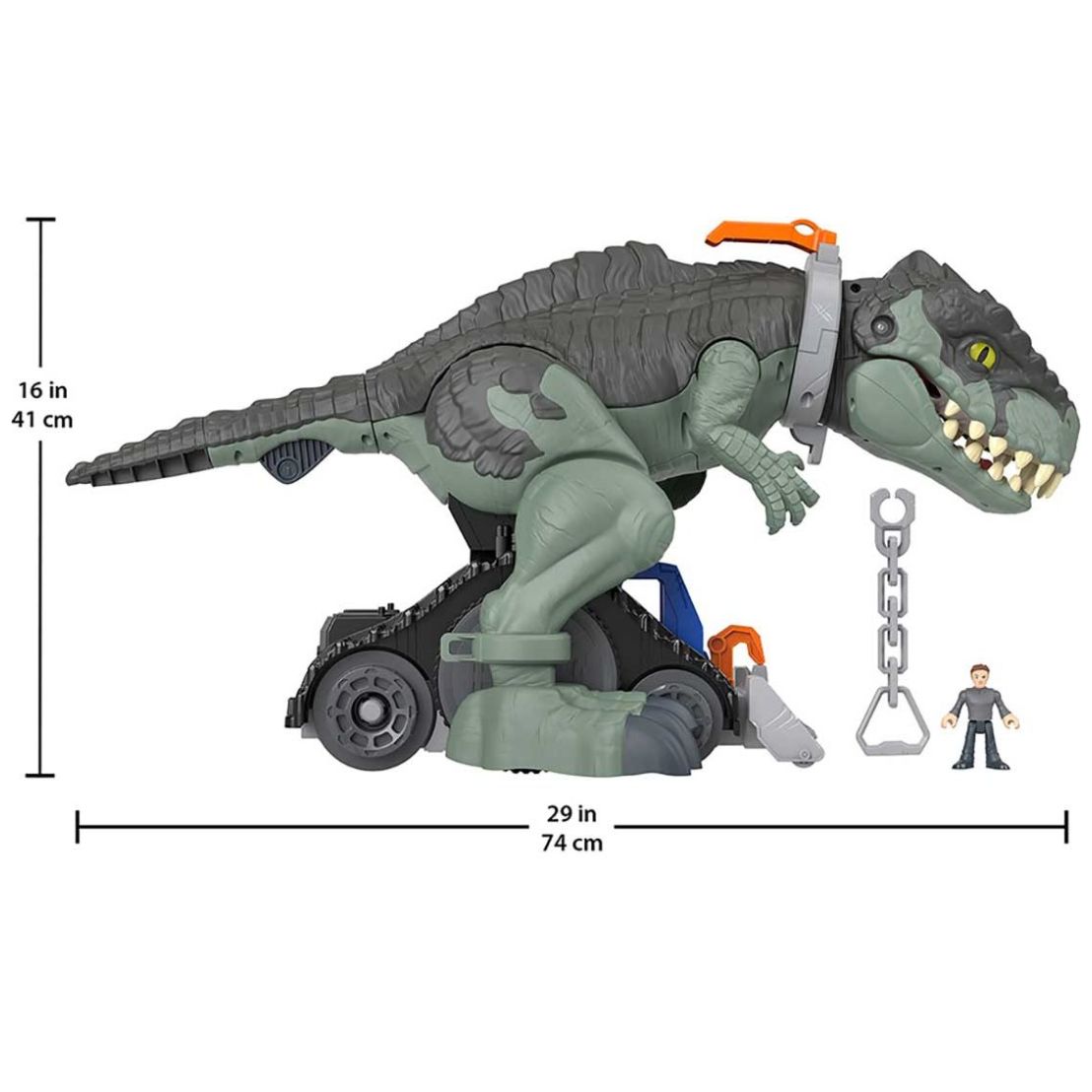 Imaginext Jurassic World Dinosaurio Mega Rugido Salvaje