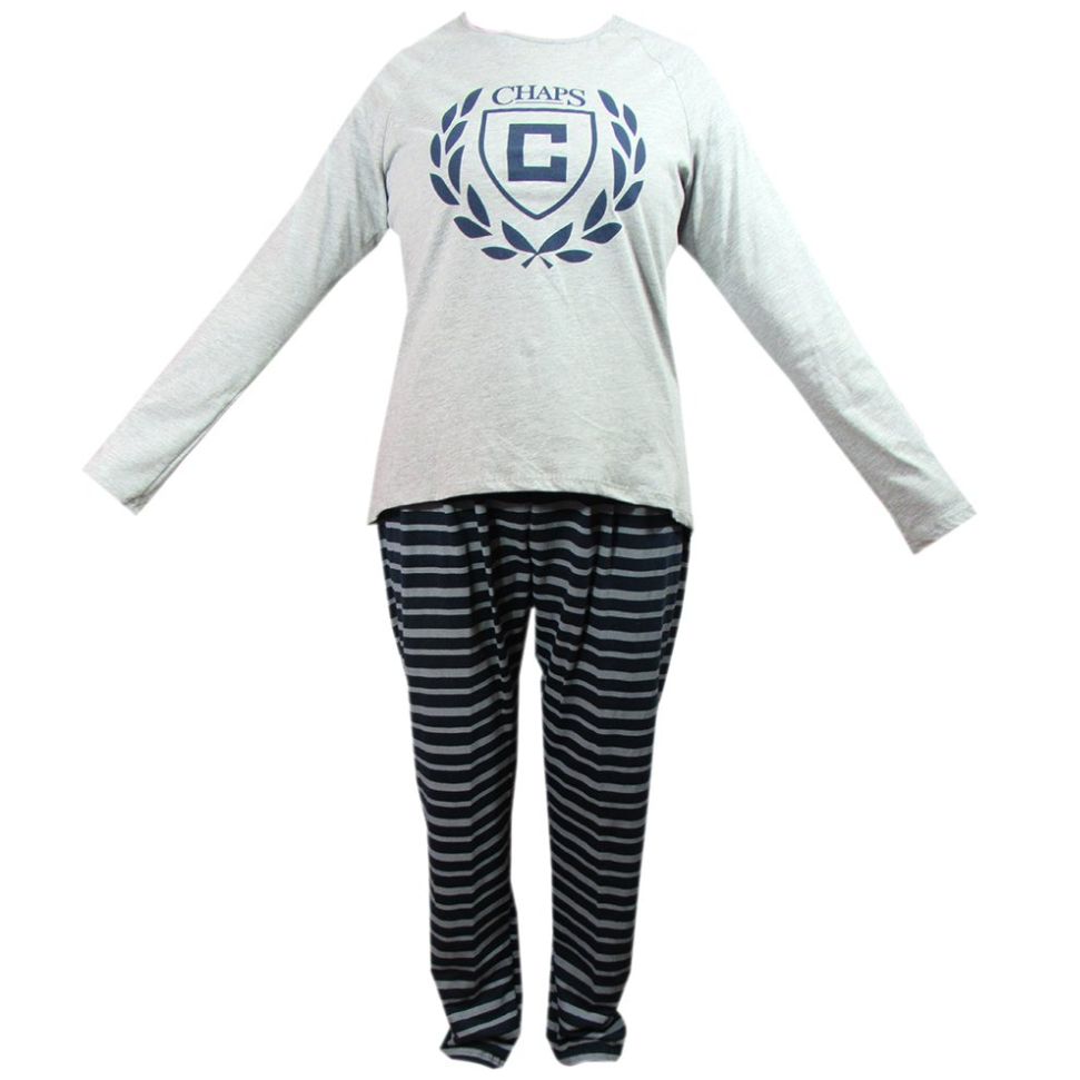 Pijama Playera Manga Larga Y Pantalón para Mujer