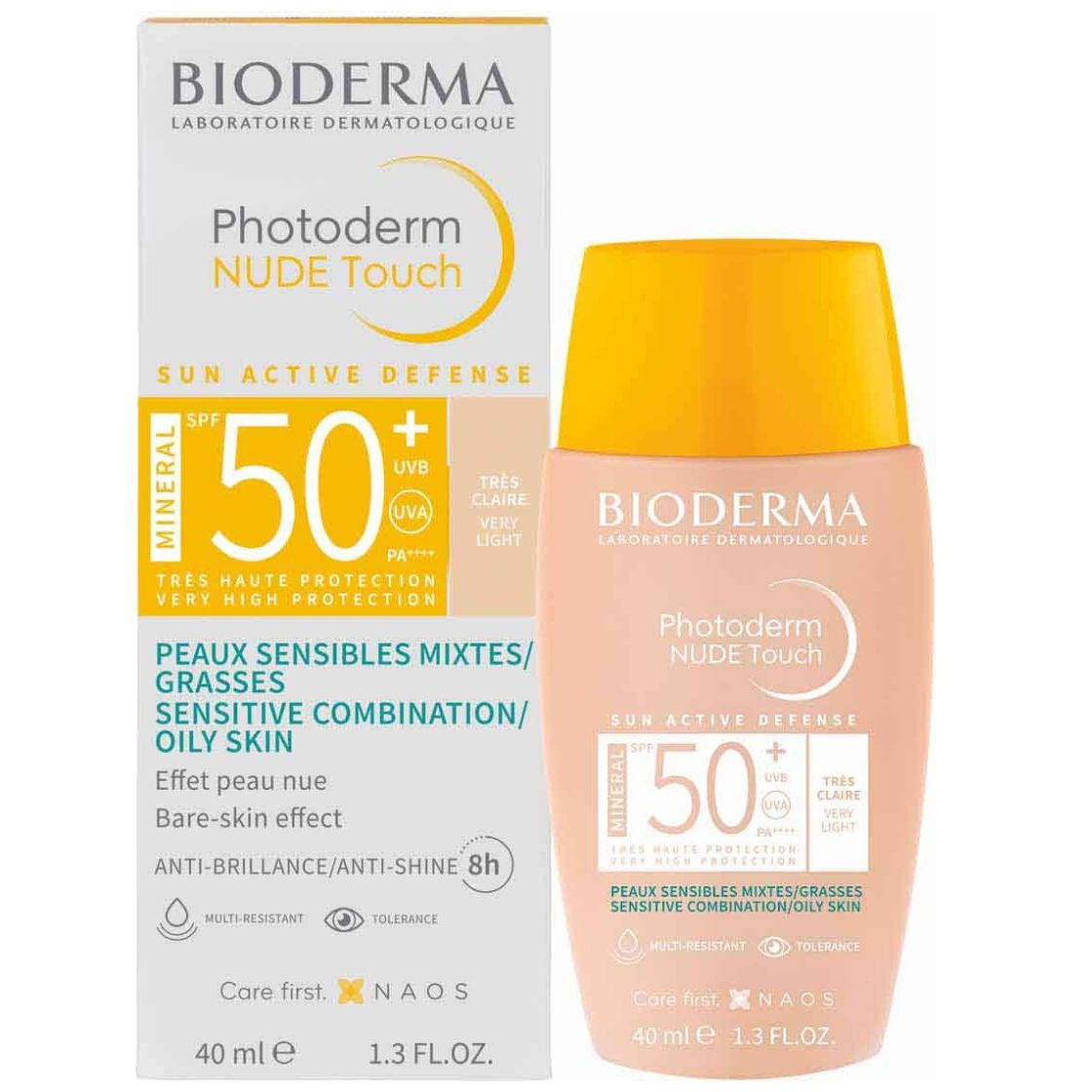 Photoderm Nude Touch Mineralspf 50+ Tono Muy Claro