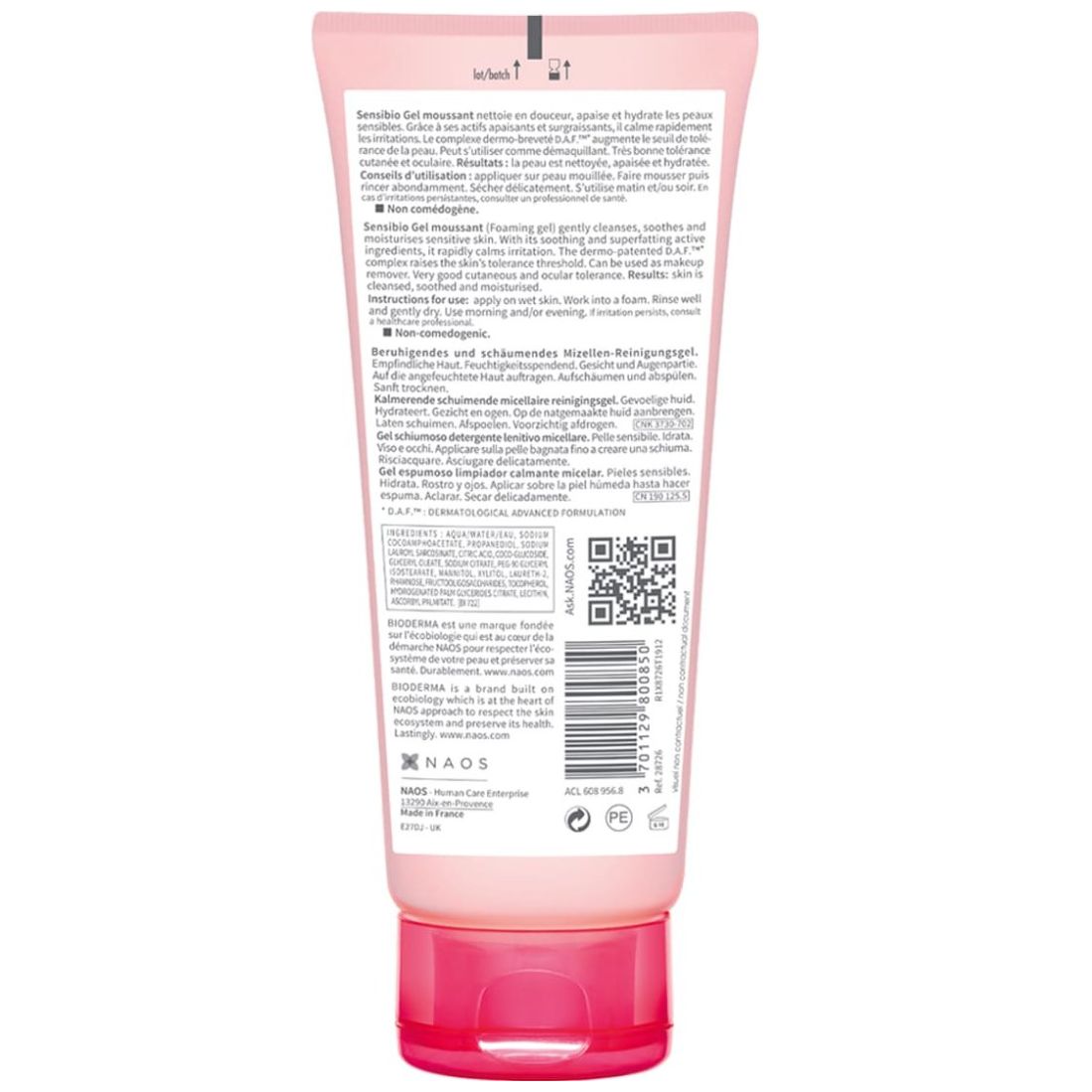 Bioderma Sensibio Gel Moussant 100Ml