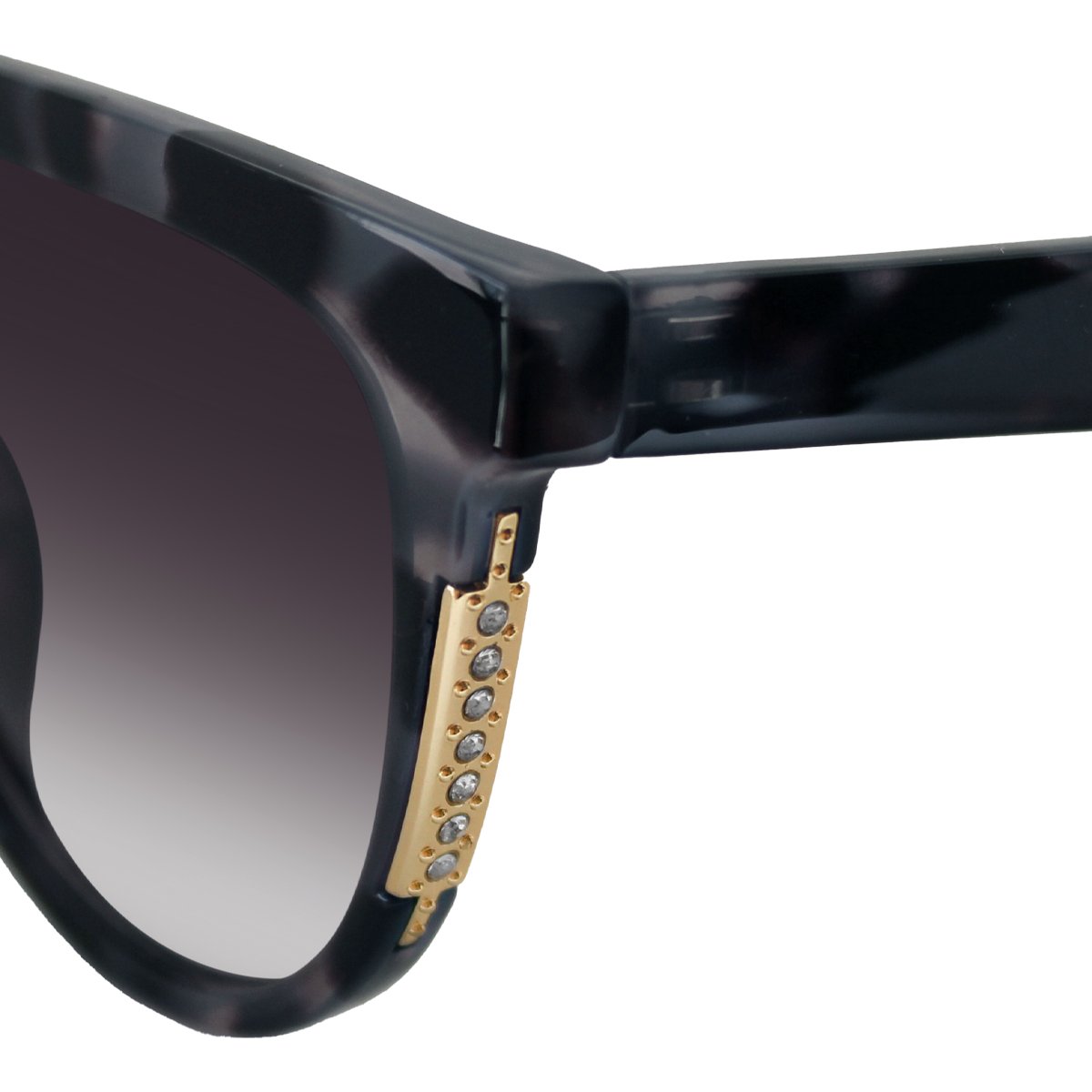 Lentes de Sol Wayfarer Pasta Demi Gris Micas Negras Mossimo