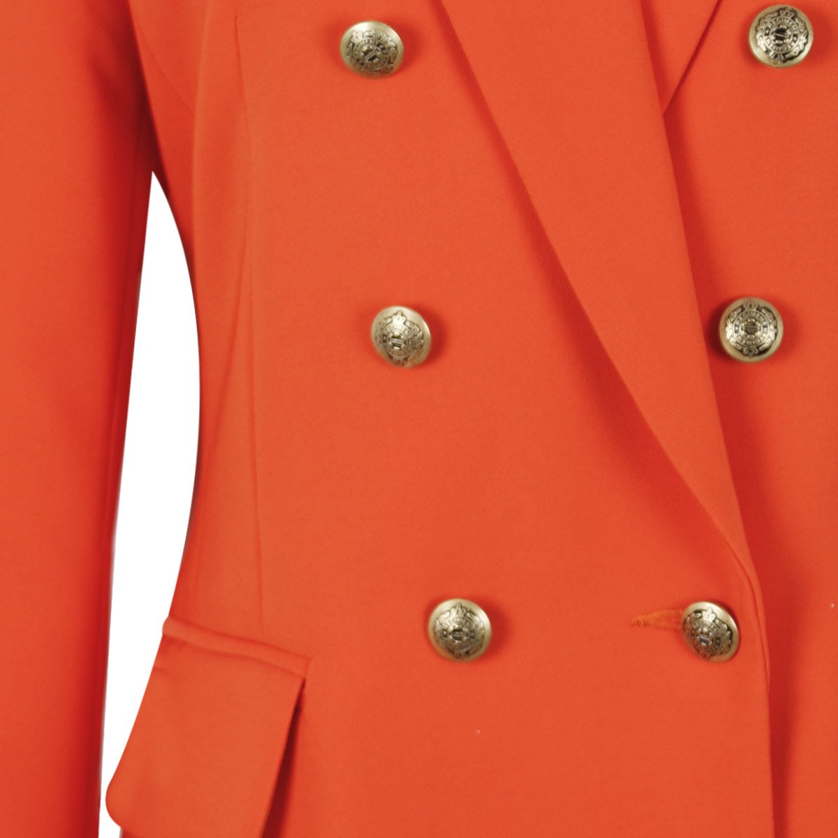 Saco para Mujer Manga Larga Cuello Solapa Diseño: con Botones Elle