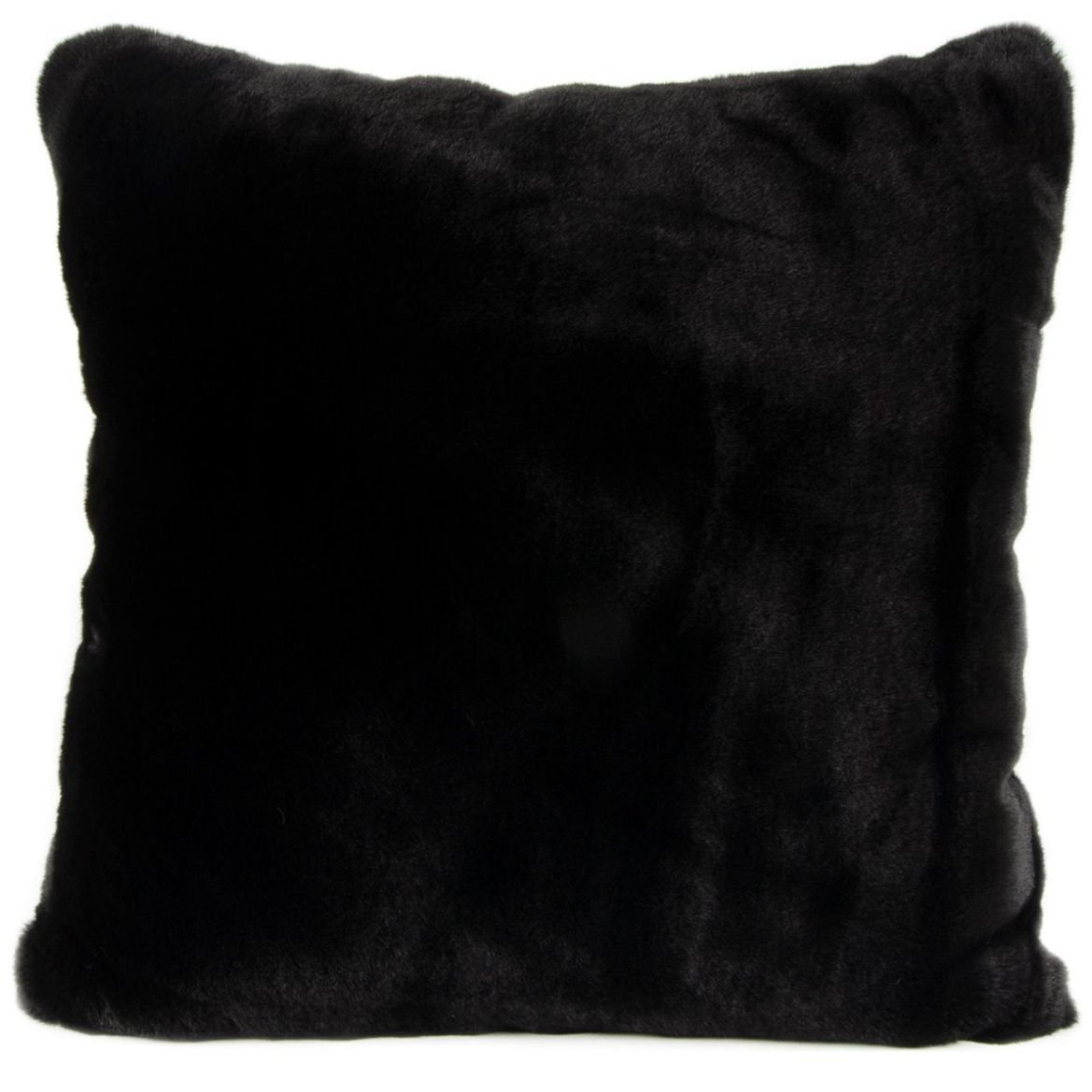 Cojín Polar Liso 50X50 Negro Abadi