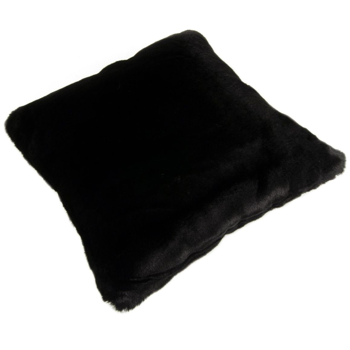 Cojín Polar Liso 50X50 Negro Abadi