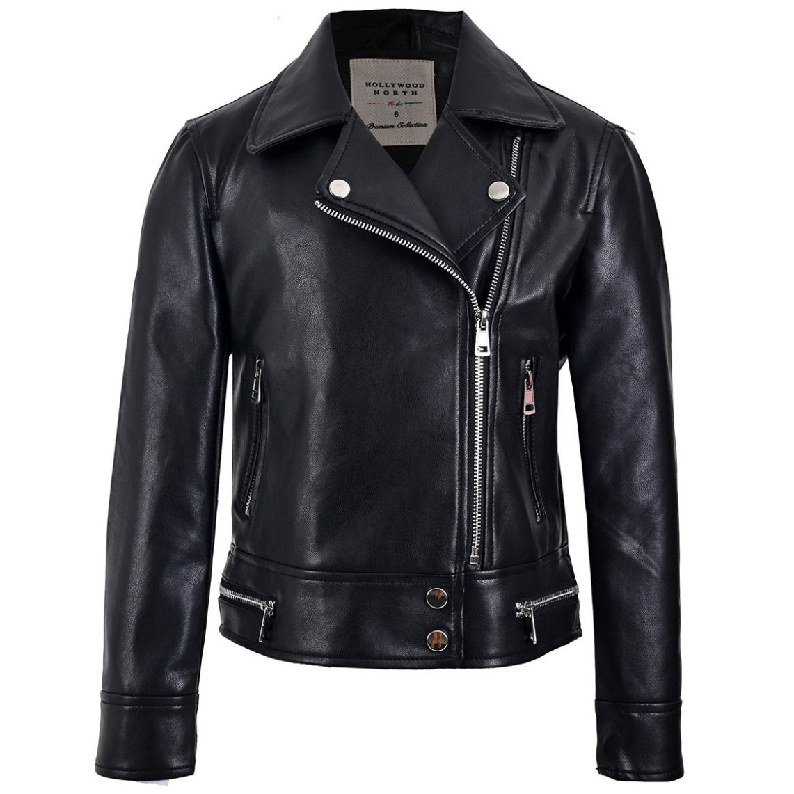 Chamarra de Vinil  Hollywood North para Niña