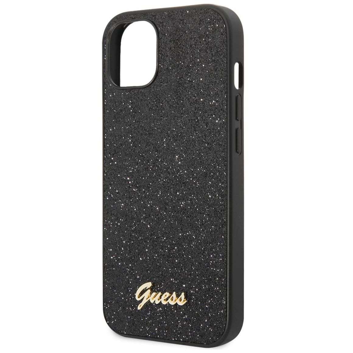 Funda Guess para iPhone 14 Plus 6.7 Negro 4G Logo Vintage Oro - Guess