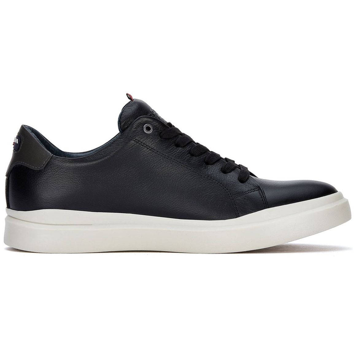Sneakers en Piel Color Negro Andrea para Hombre