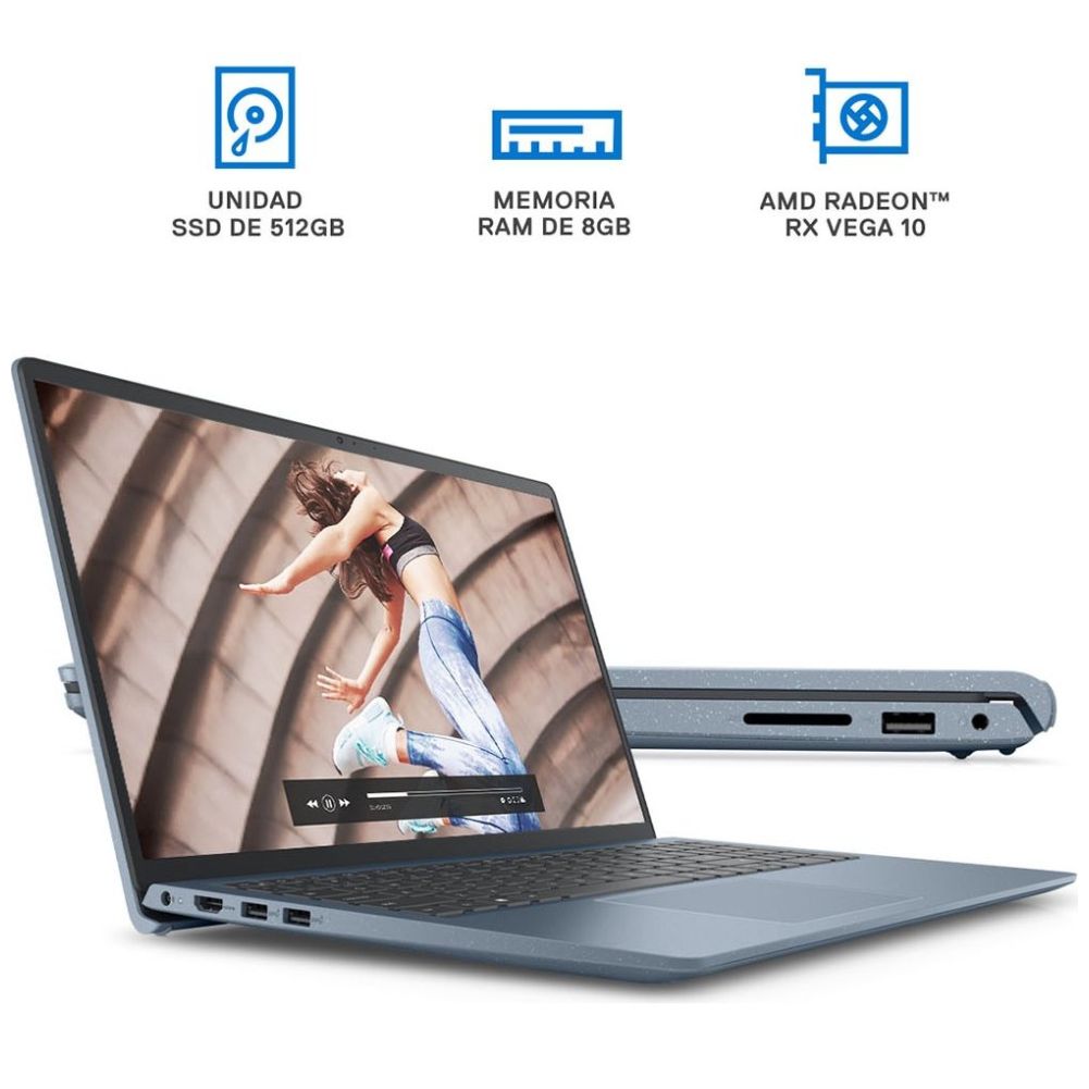 Laptop Dell Inspiron I3515 Amd R7 8Gb 512Gb