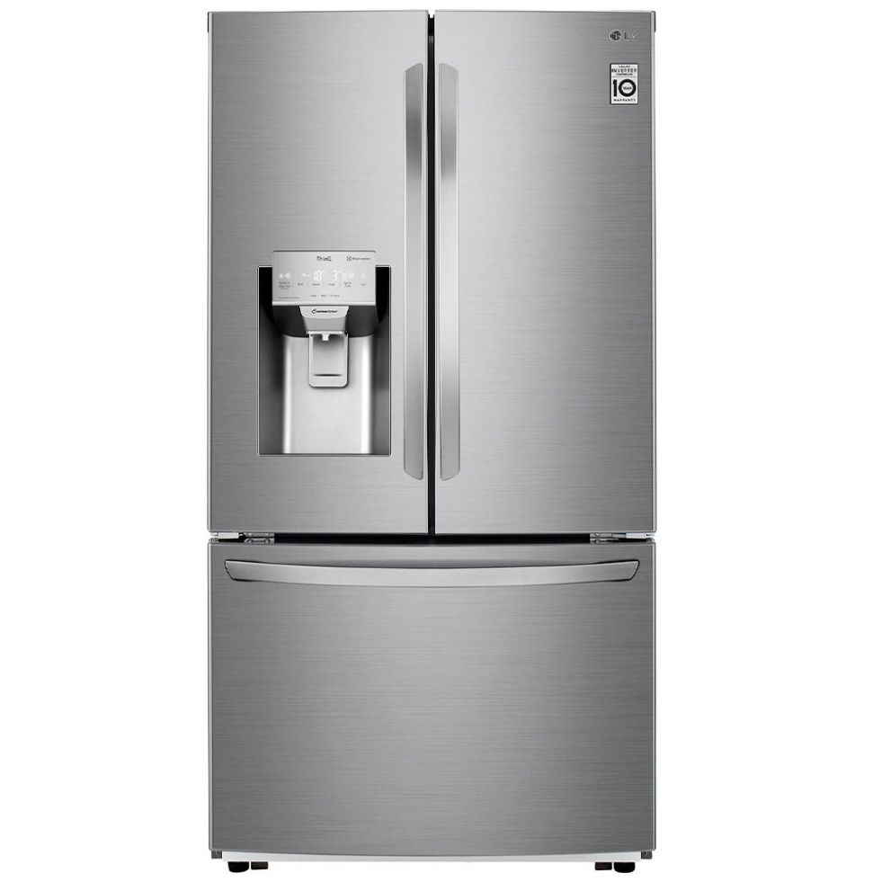 Refrigerador LG Top Mount Smart Inverter con Dispensador de Agua 11 Pies  Platino Gt32Wdc