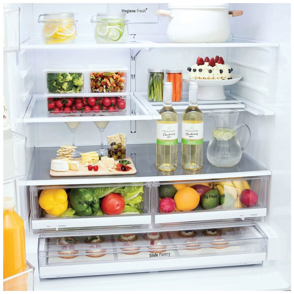 Refrigerador LG French Door Smart Inverter con Door Cooling 28 Pies Platino Gm28Lip