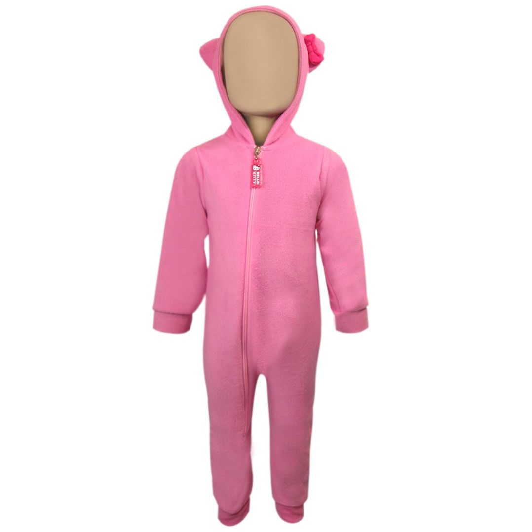 Mameluco Manga Larga con Capucha Hello Kitty para Bebé