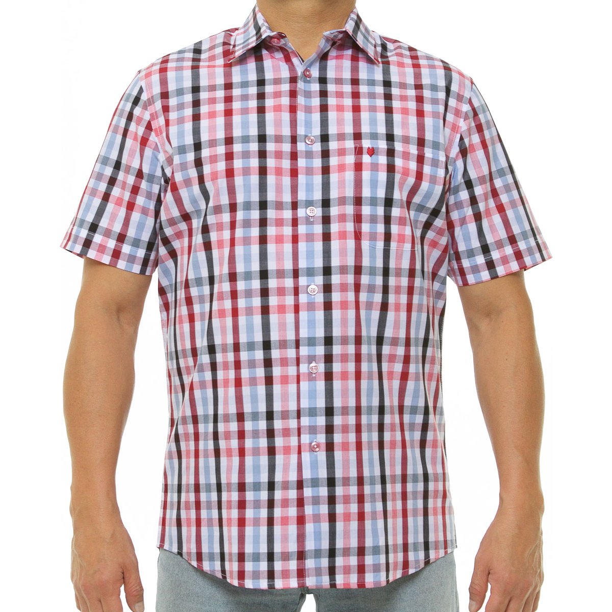 Camisa Casual Manga Corta para Caballero Yale