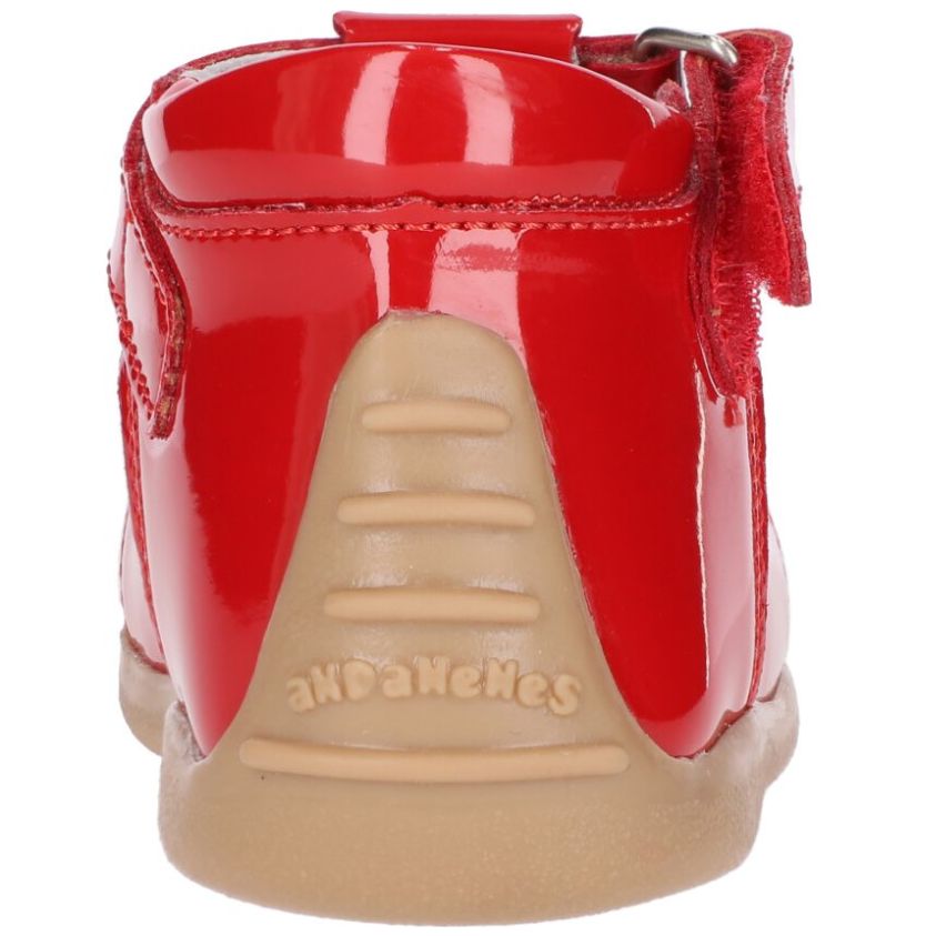 Zapato Charol Rojo 12-15 Andanenes para Niña