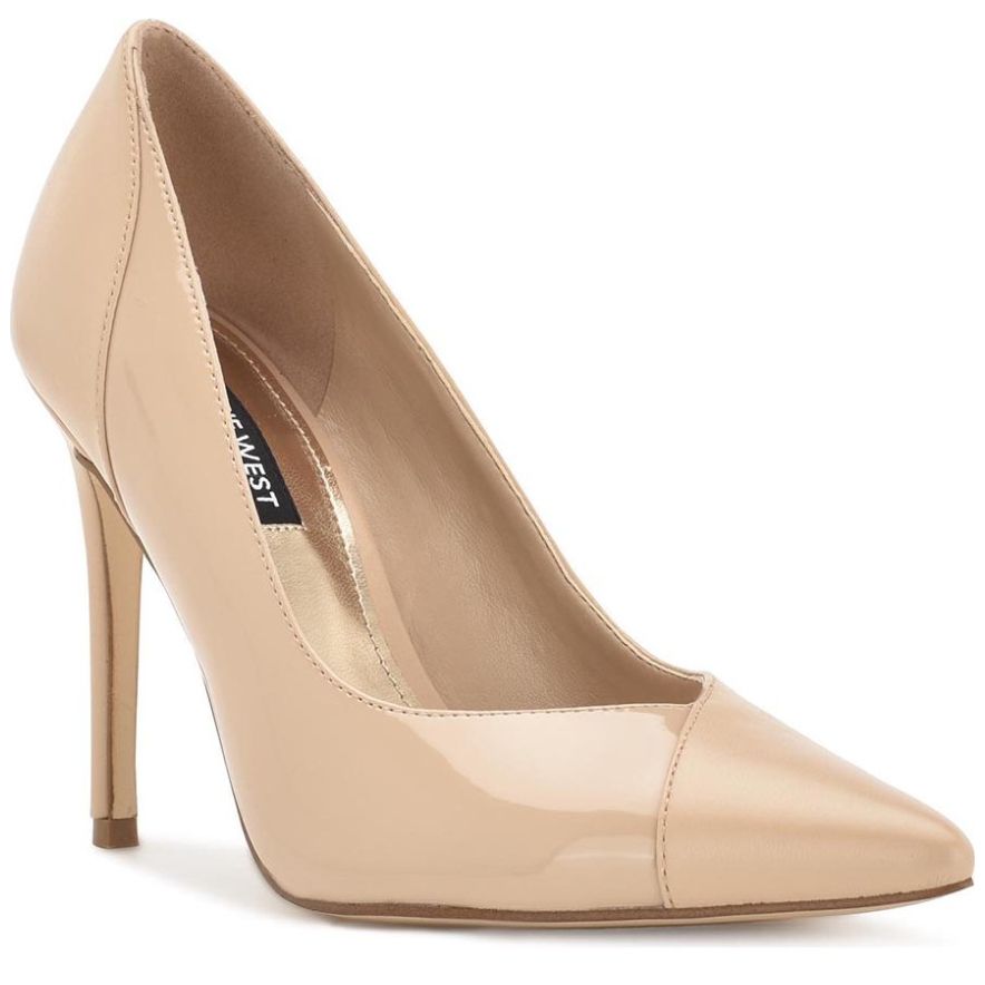 Zapatilla para Mujer Elaborado en Material Sintético con Aplicación Lisa, Estampado Liso, Fijación 1 Tiempo, Color Carne Nine West