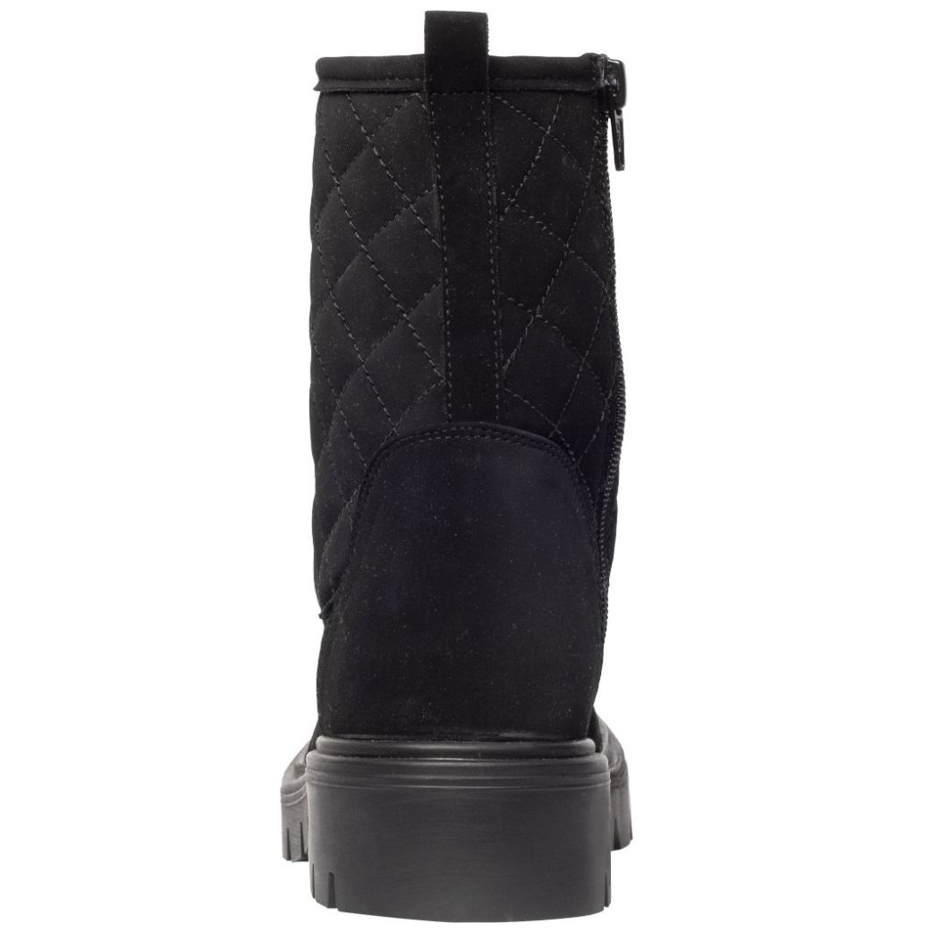 Bota Combat Capitonada Negra Forever 21