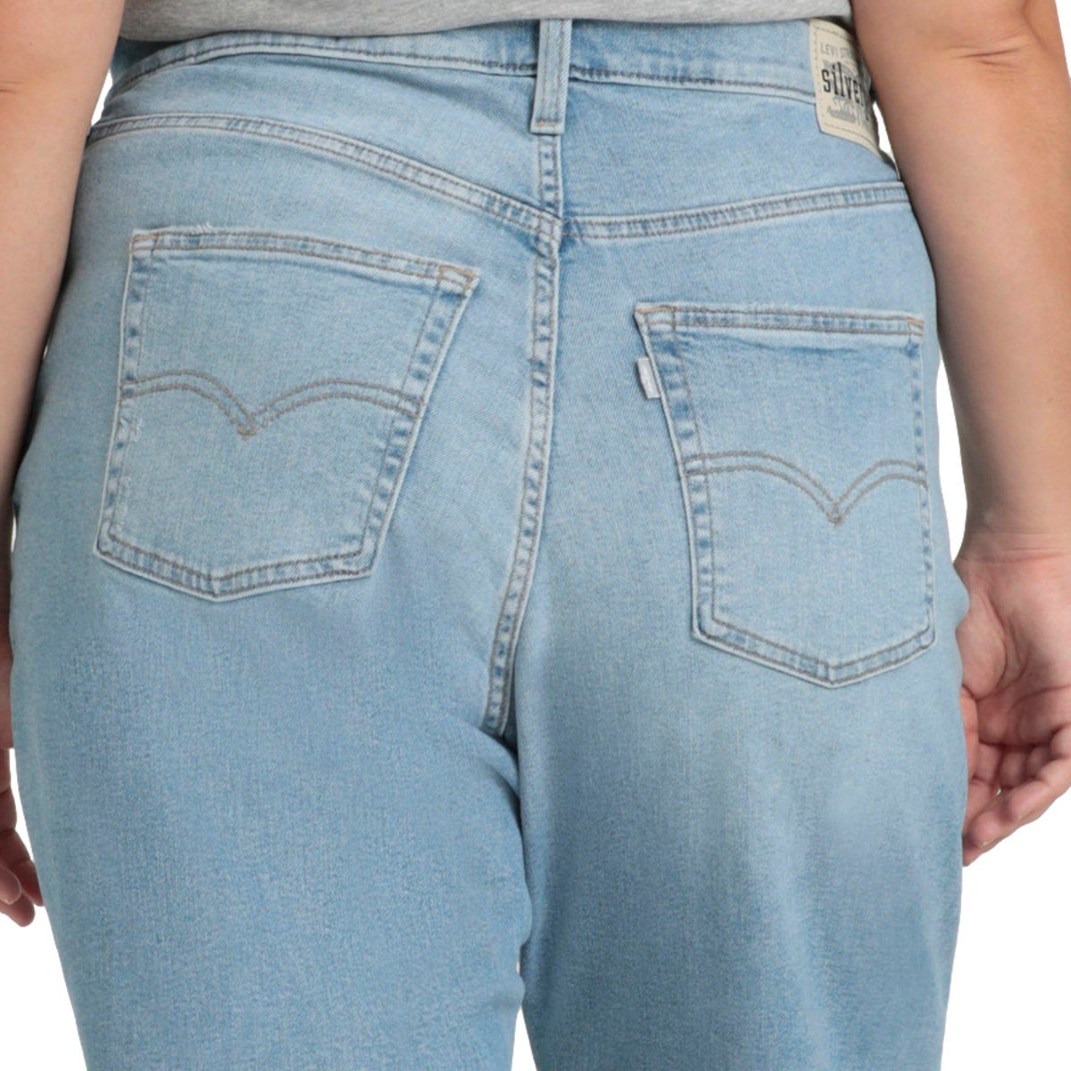 Levi's® Silvertab® Pantalón Cintura Alta Mom para Mujer Grande