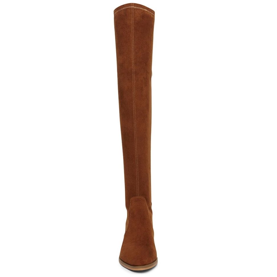 Bota Alta con Tacón Café Steve Madden