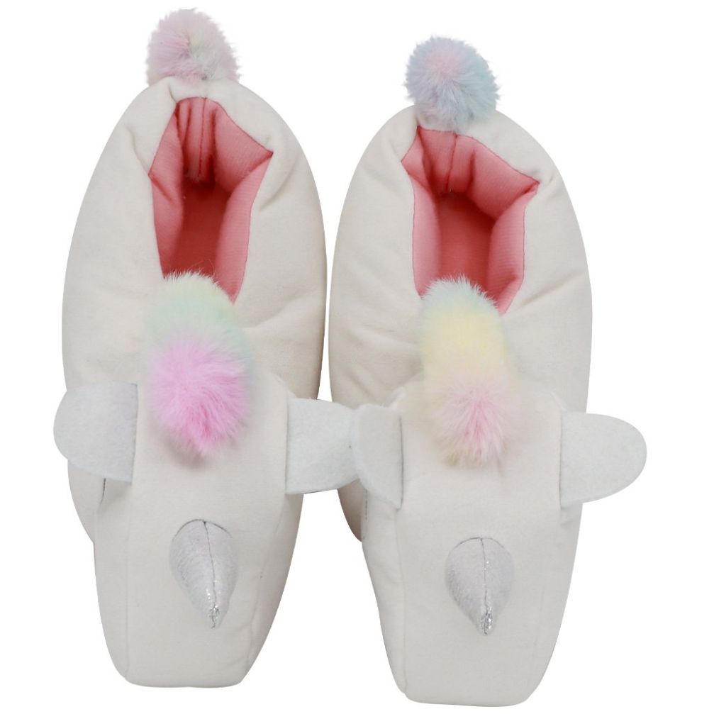 Pantufla Unicornio 3D Ch-G Blanco Arra