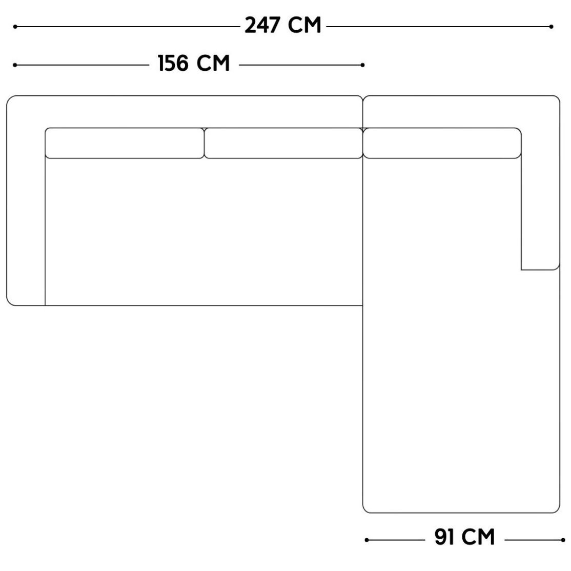 Sala Modular Casey Tela Carmin Gaudele