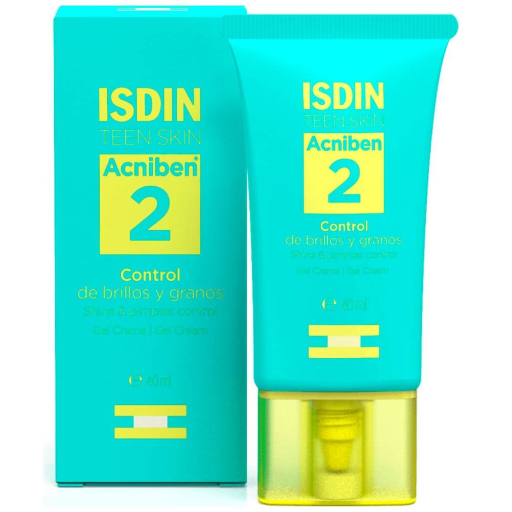Isdin Acniben Control de Brillos y Granos Gel Crema Facial 40Ml