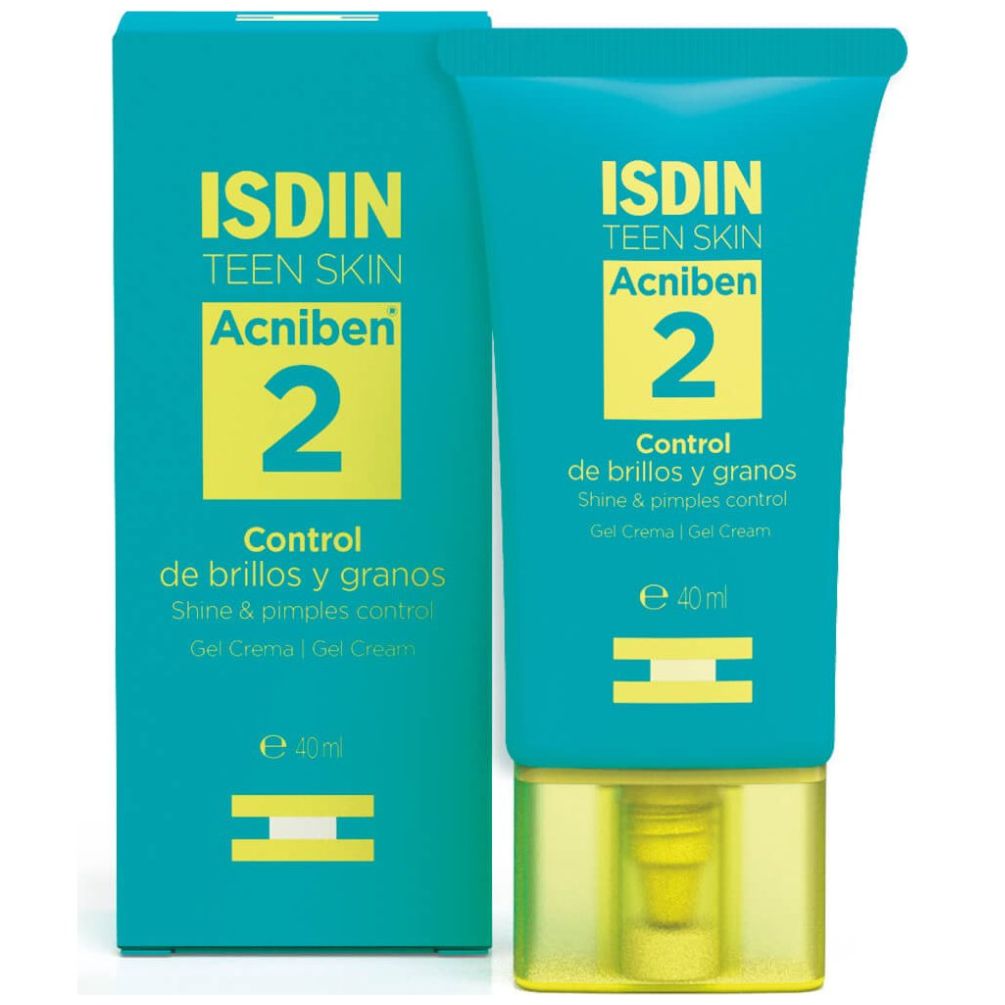 Isdin Acniben Control de Brillos y Granos Gel Crema Facial 40Ml