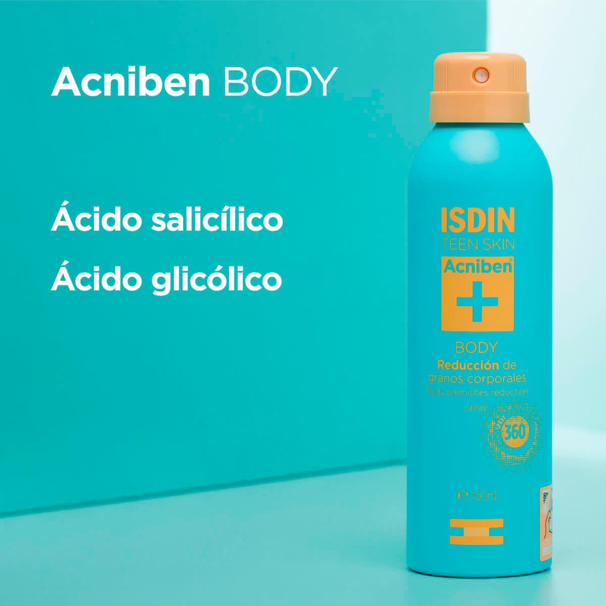 Isdin Acniben Body Reduccion de Granos Corporales Spray 150Ml