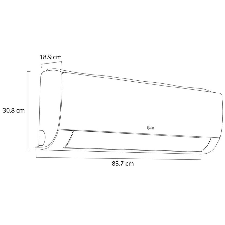 Aire Acondicionado LG Dualcool Inverter 1 Tonelada Solo Frío 220V-Vx122C3