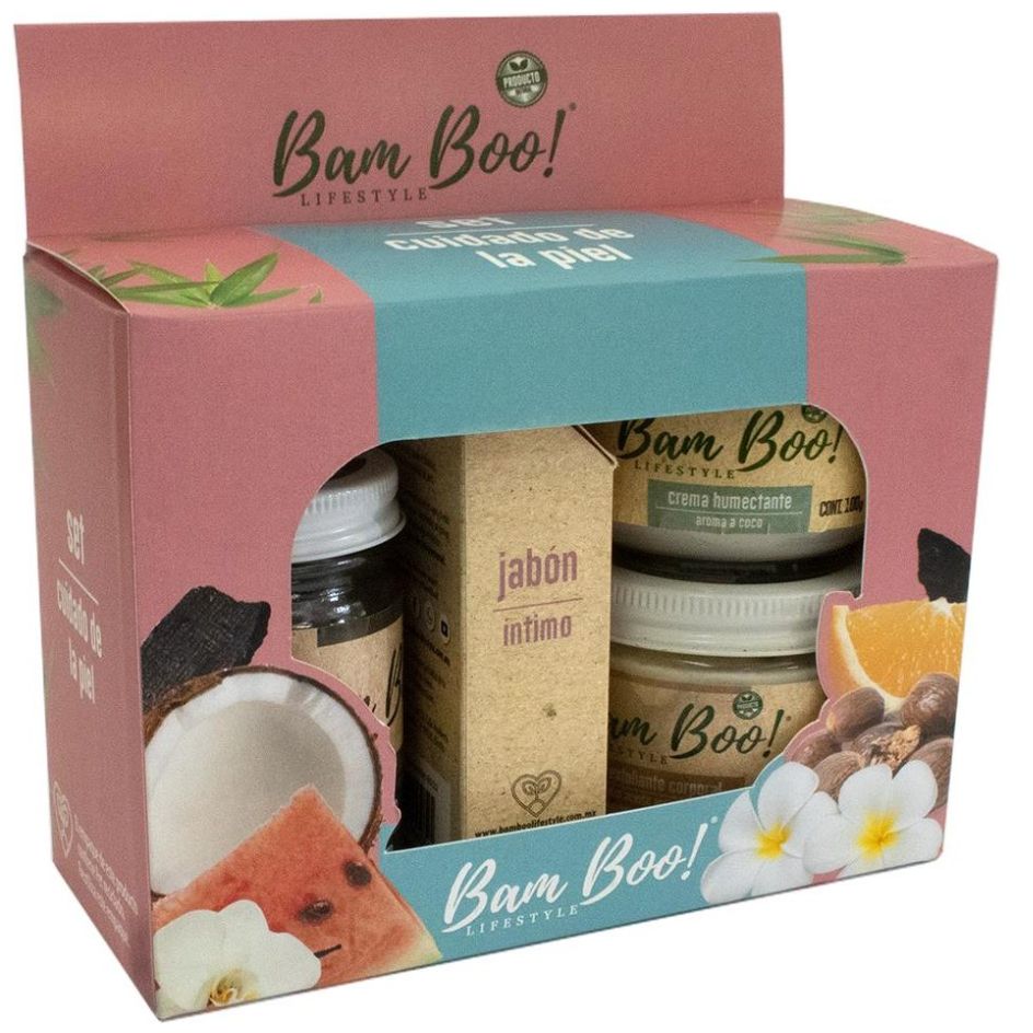 Set Cuidado de la Piel 4 Pzas Bam Boo! Lifestyle