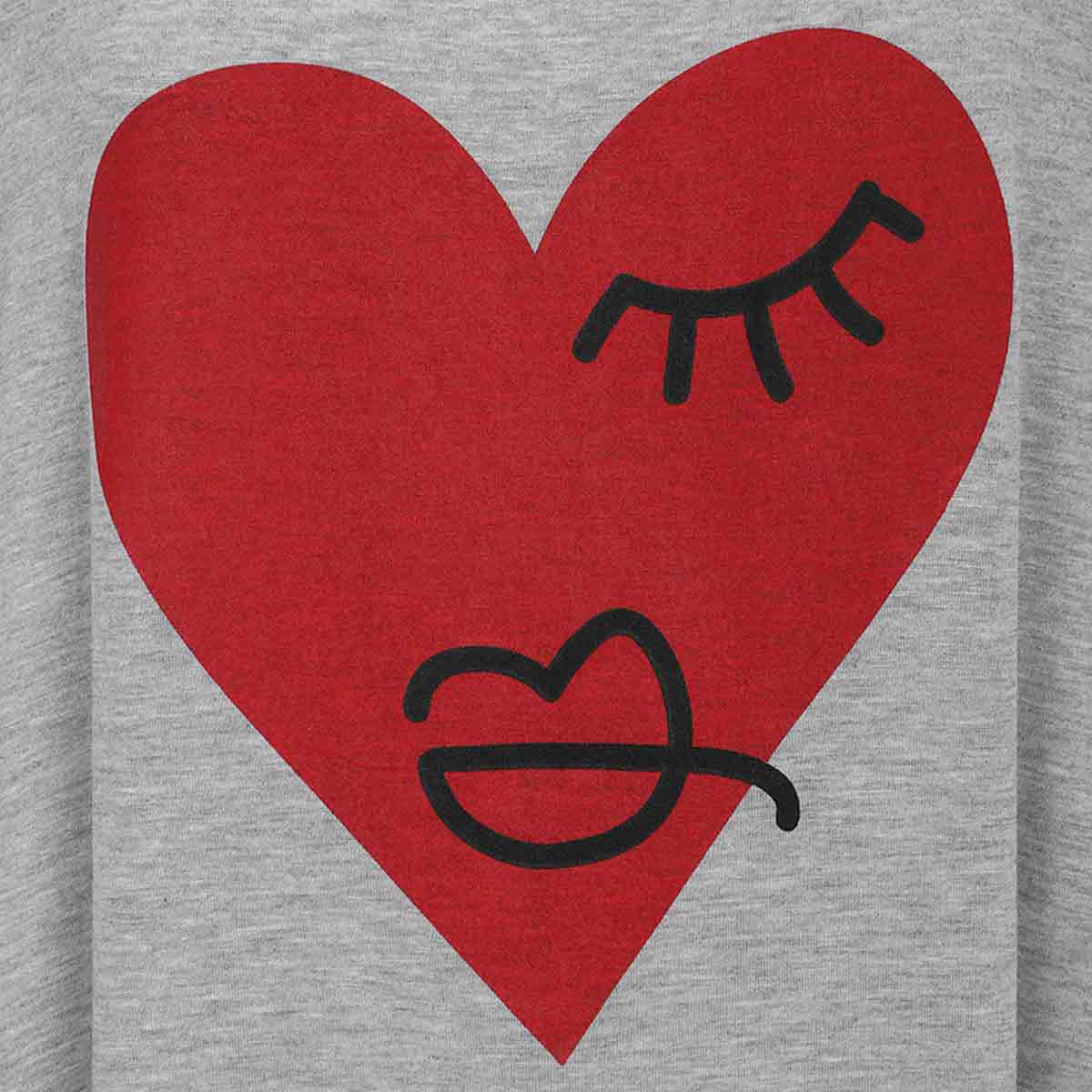 Playera Estampada Manga Corta  Fukka para Mujer