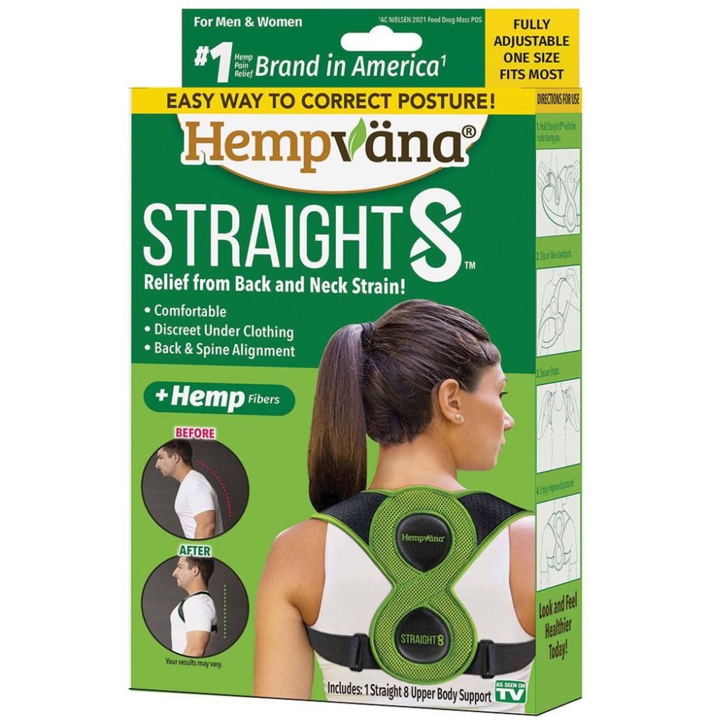Corrector de Postura Unisex Hempvana Straight 8