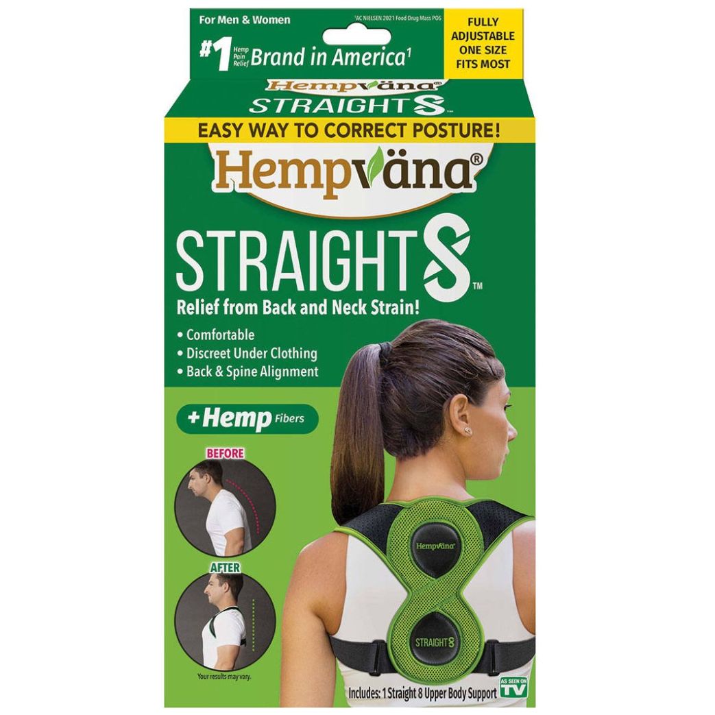 Corrector de Postura Unisex Hempvana Straight 8