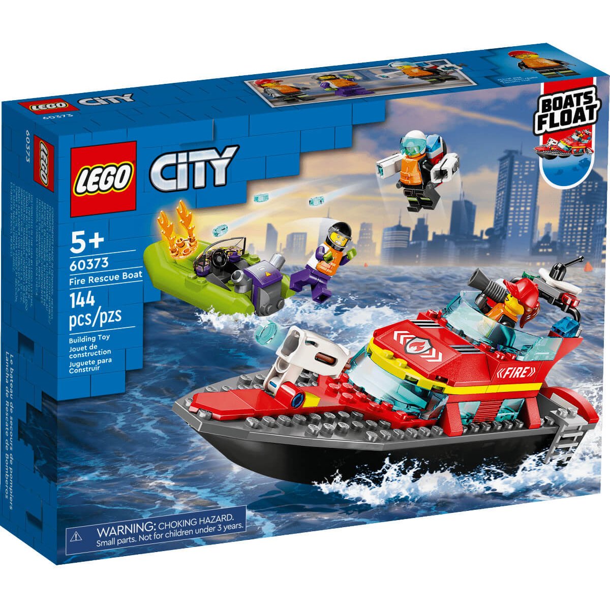 Lancha de Rescate de Bomberos Lego City Fire