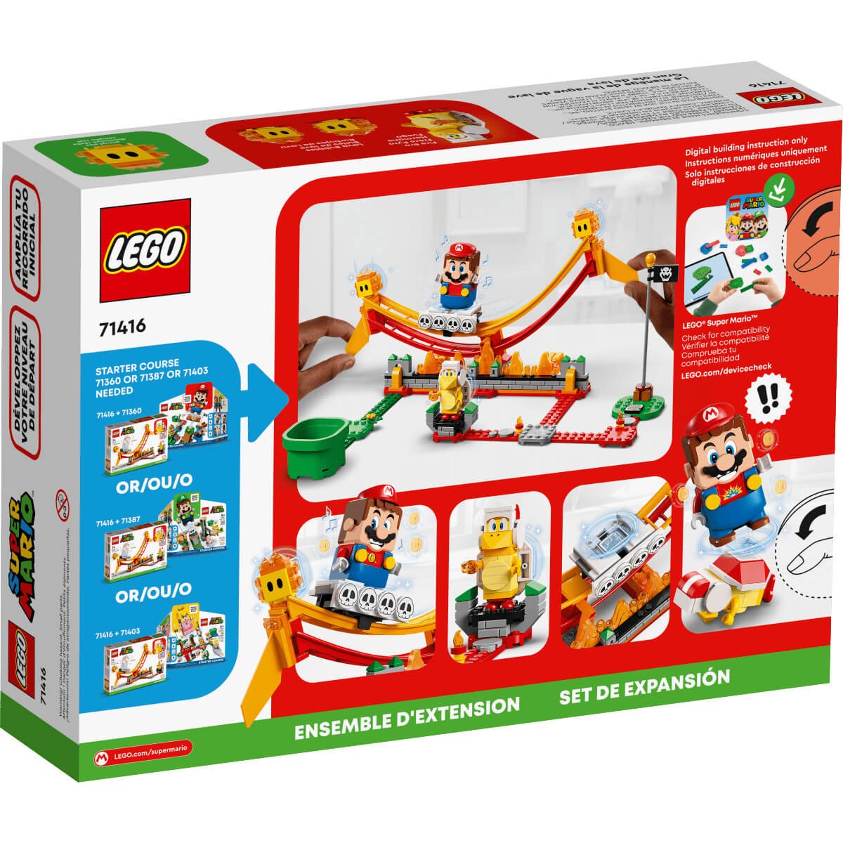 Set de Expansión: Gran Ola de Lava Lego Super Mario