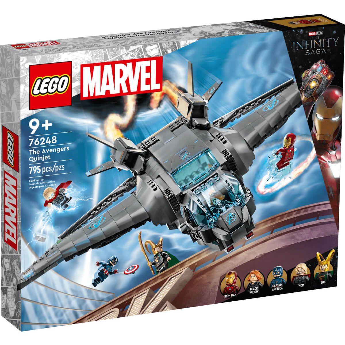 Quinjet de los Vengadores Lego Marvel Super Heroes