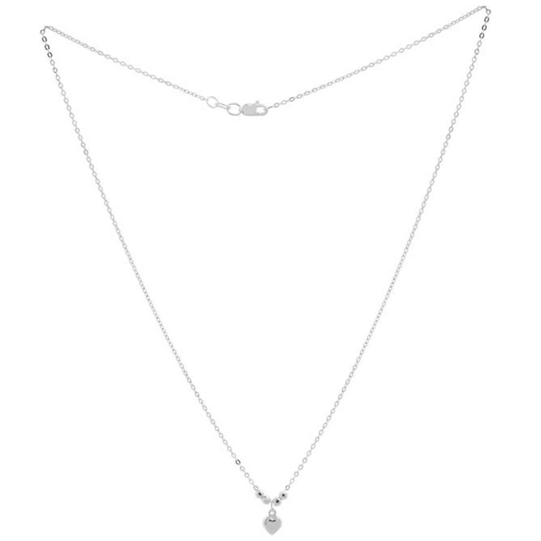 Collar Corazón con Esferas Mosha Di30142Cl45