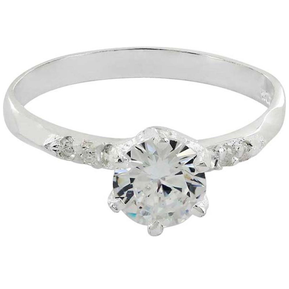 Anillo Plata .925 con Piedra Circulo Mosha Gra210An